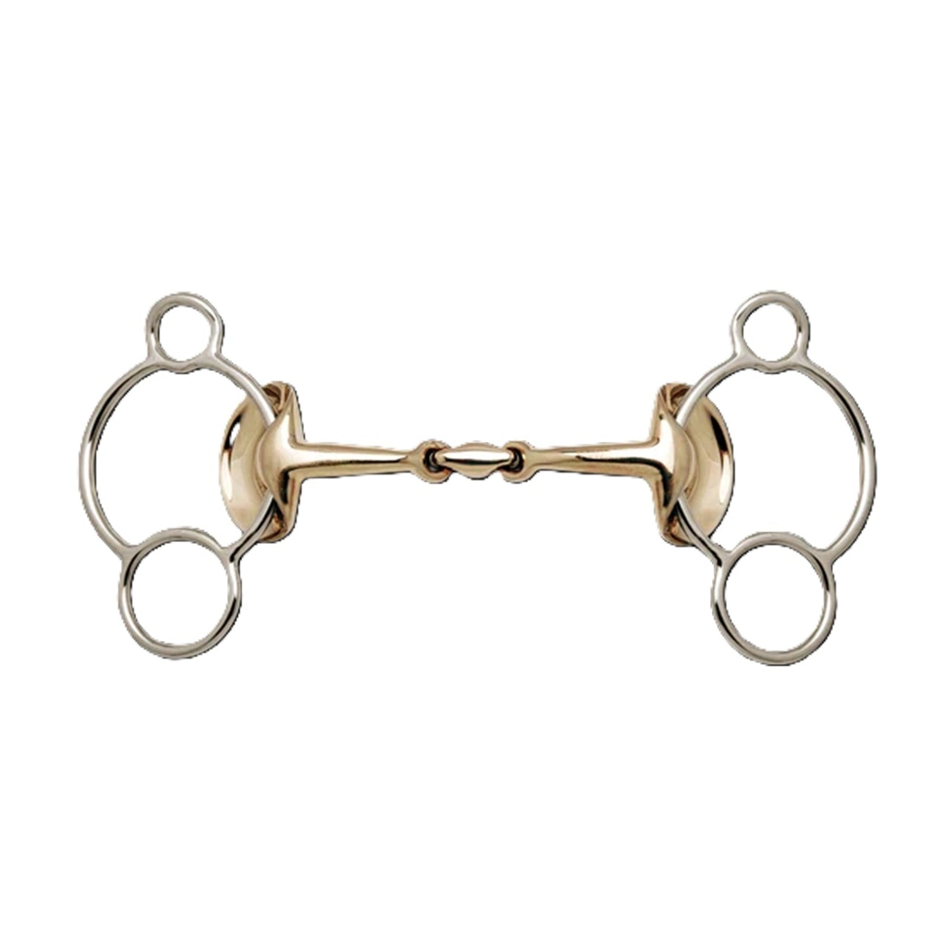 Stubben Golden Wings 3-Ring Gag Bit
