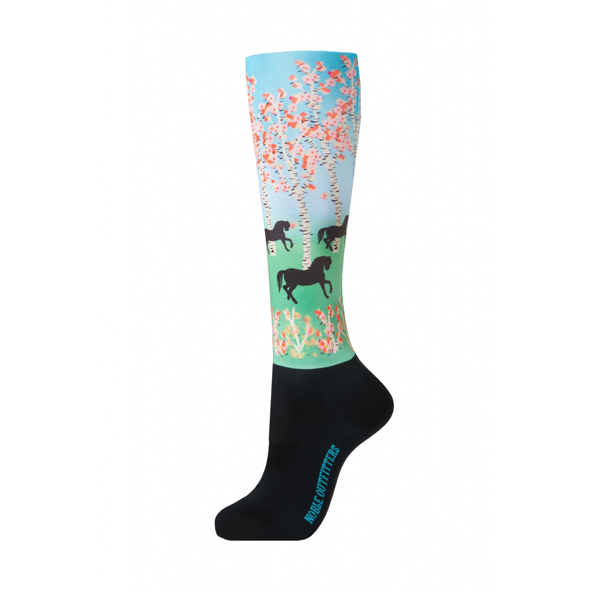 Noble Equestrian Ladies' Over The Calf Peddies- Aspen Forest
