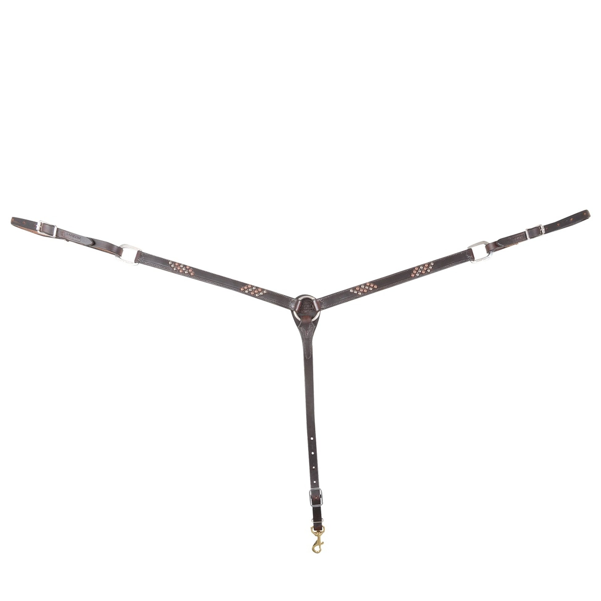 Martin Harness Leather Breastcollar with Dots