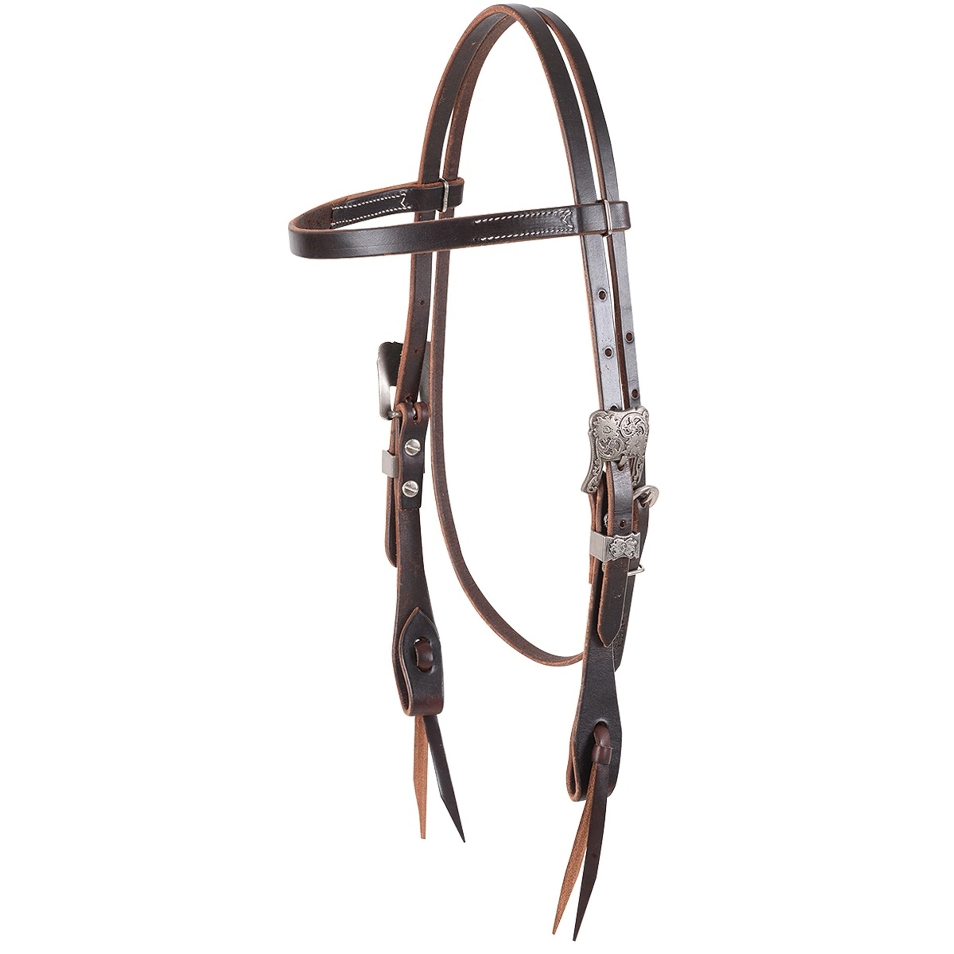 Martin Antique Silver Buckle Browband Headstall