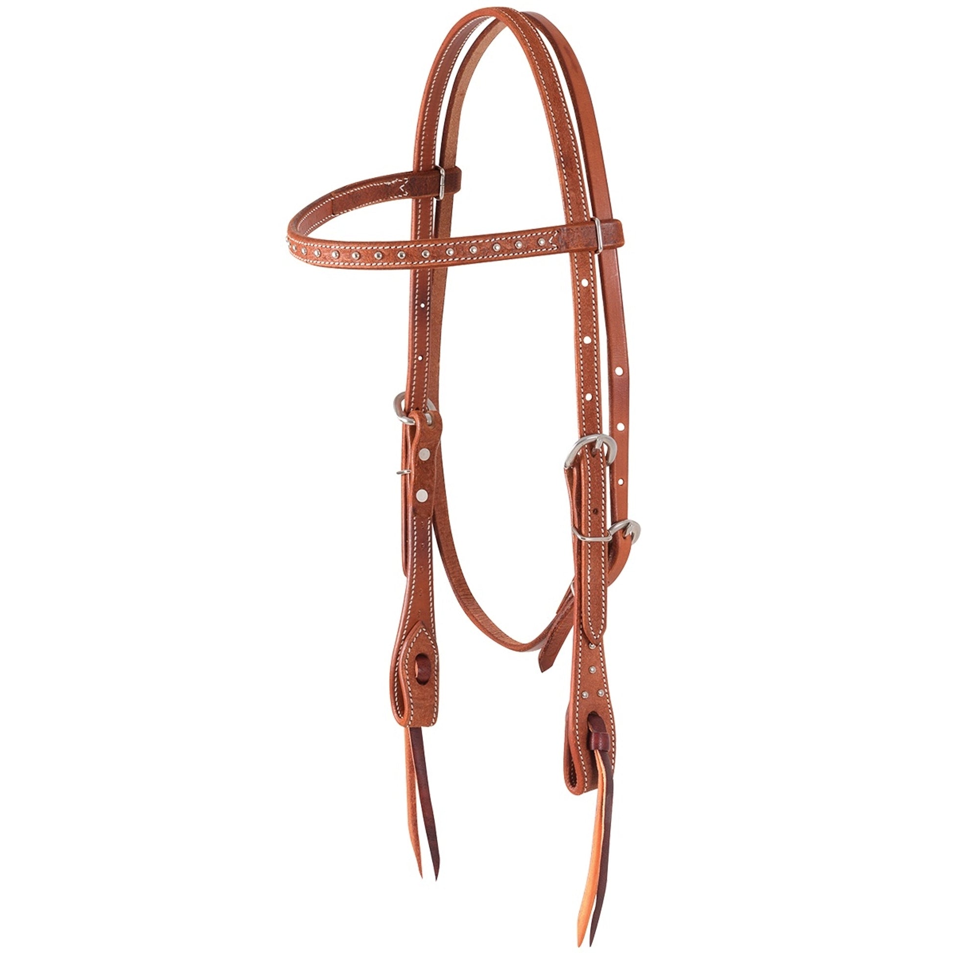 Martin Browband Roughout & Dots Headstall