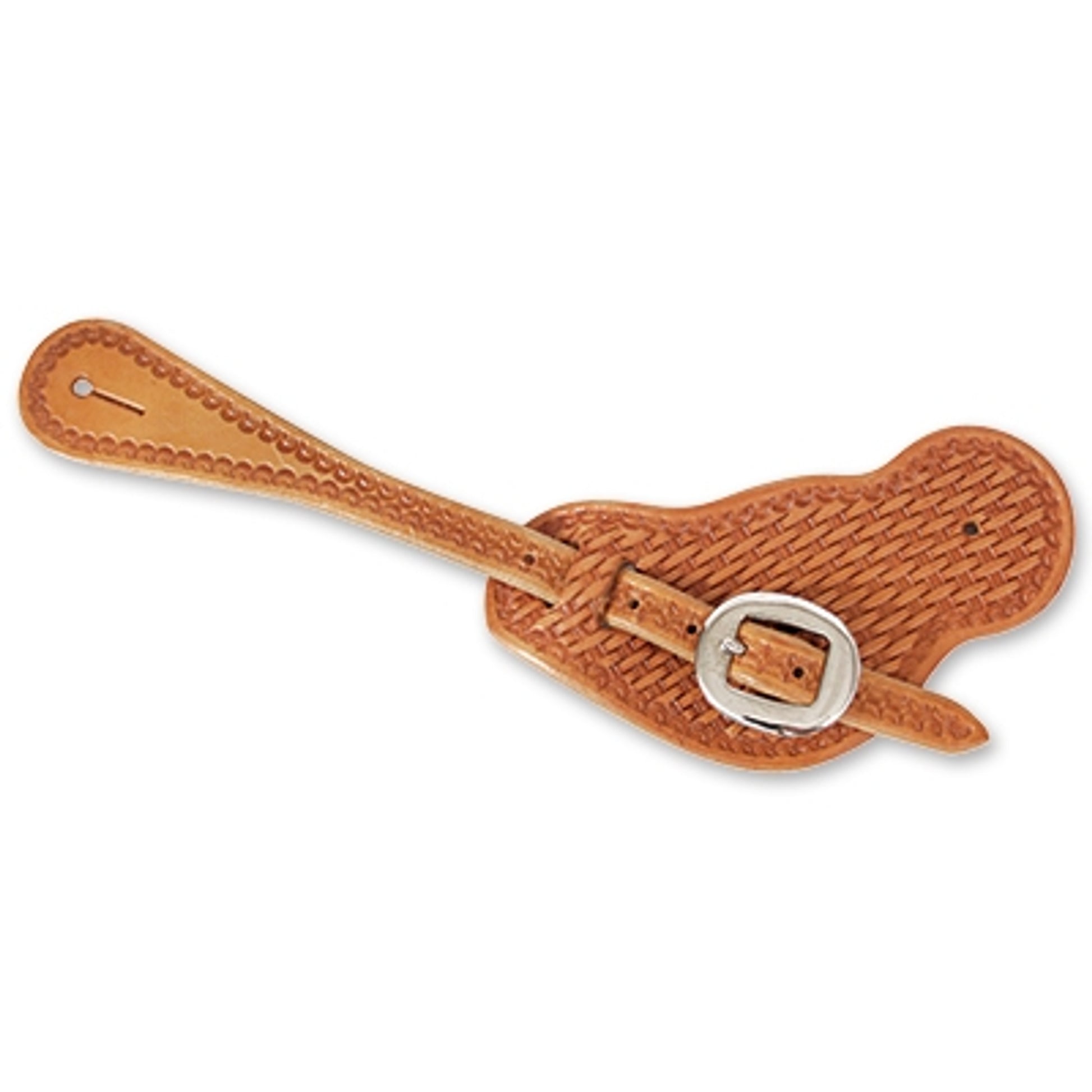 Martin Buckaroo Basket Stamped Spur Strap