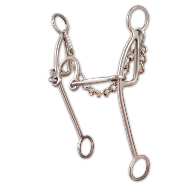 Classic Equine Les Vogt 8 1/2" Shank Ported Gag Bit