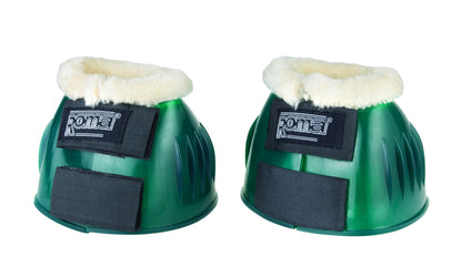 Roma Fleece Trim Rubber Bell Boots