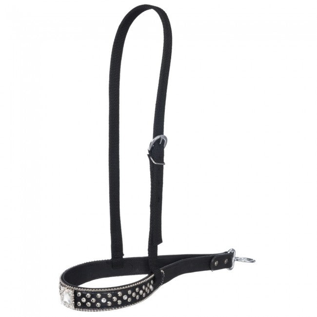 Tough-1 Starlight Collection Noseband With Square Crystal Conchos