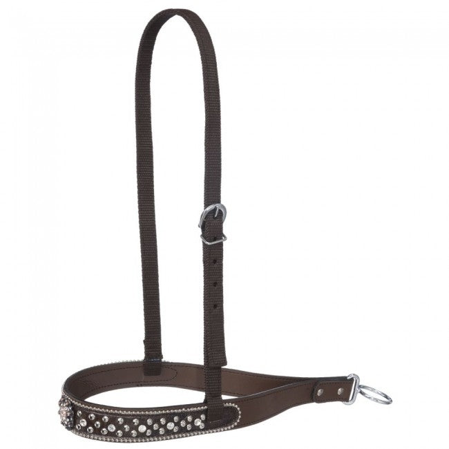 Tough-1 Starlight Collection Noseband With Crystal Copper Conchos