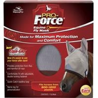 Pro-Force Equine Fly Mask With Ears & Equi-Glo