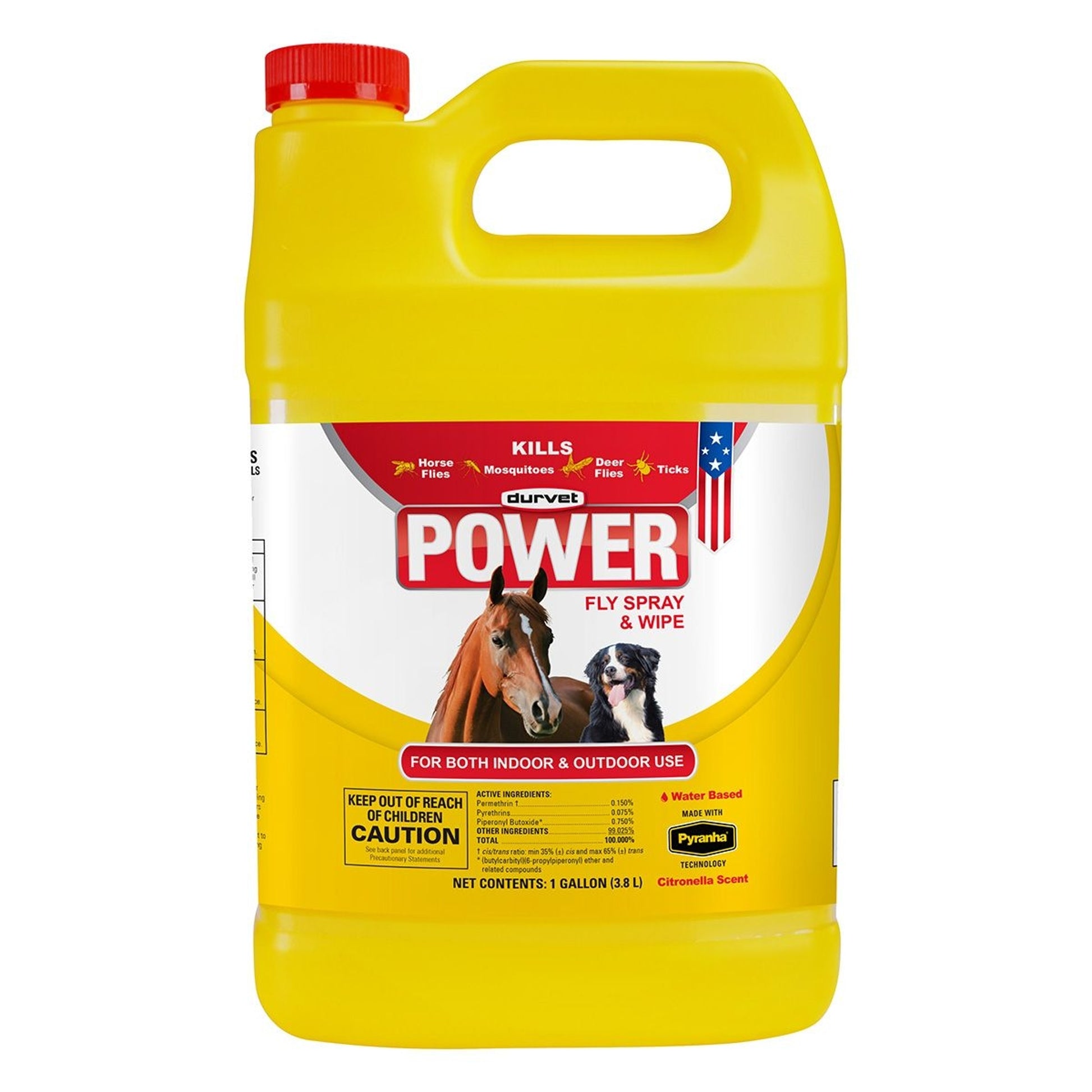 Durvet Power Fly Spray & Wipe For Horses