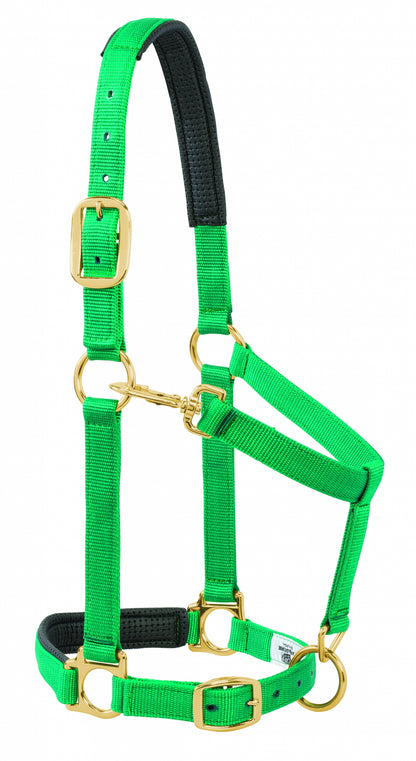 Solid Color Pad Adjust Chin/Throat Snap Halter