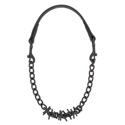 Weaver Brahma Web Oil Rubbed Prong Goat Collar
