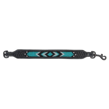 Weaver Oil Rub Beaded Goat Collar