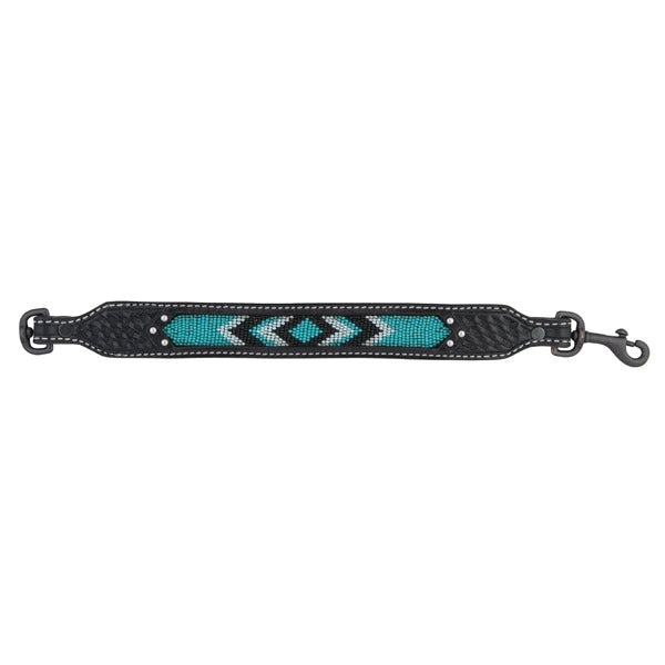 Weaver Oil Rub Beaded Goat Collar