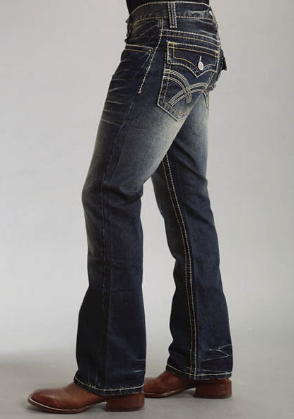 Stetson Mens 1014 Rocks Fit Collection Flap Pocket Jean