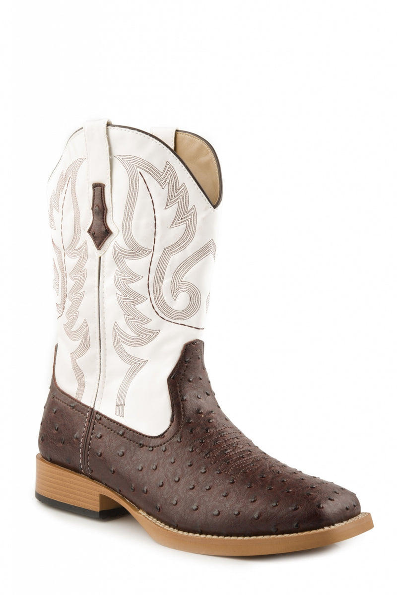 Roper Mens Bumps Square Toe Western Boots