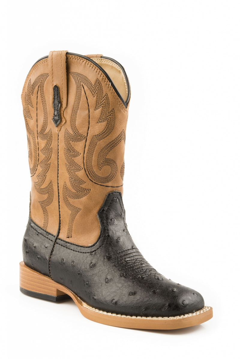 Roper Mens Bumps Square Toe Western Boots