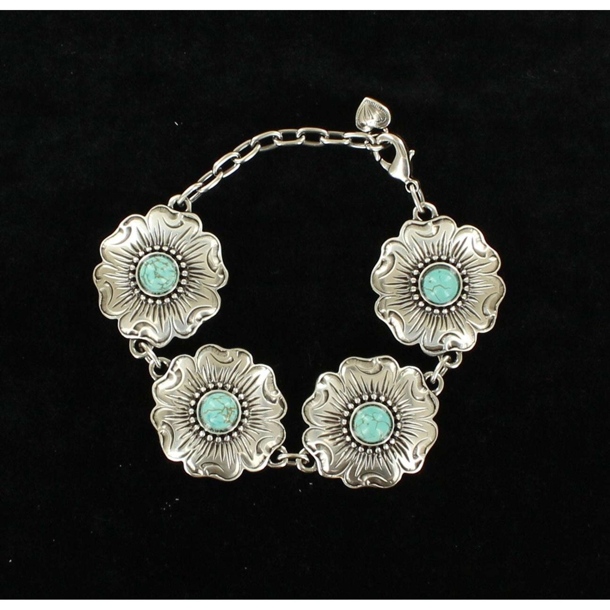 Blazin Roxx Flower Stone Bracelet