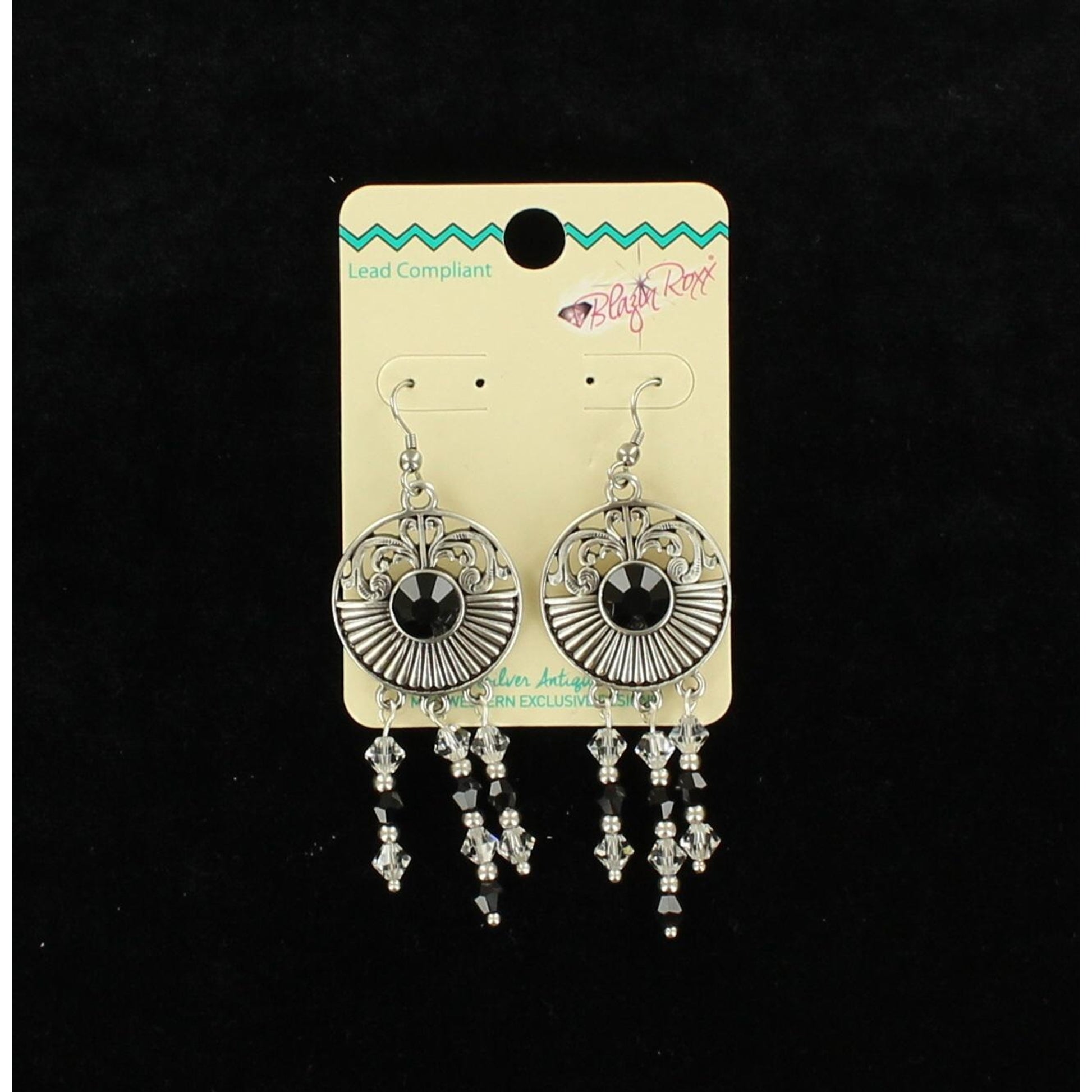 Blazin Roxx Medallion Dangle Earrings
