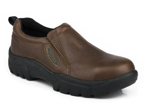 Roper Mens Performance Steel Toe Slip On Shoes