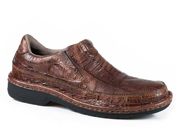 Roper Mens Powerhouse Croc Slip On Casual Shoe