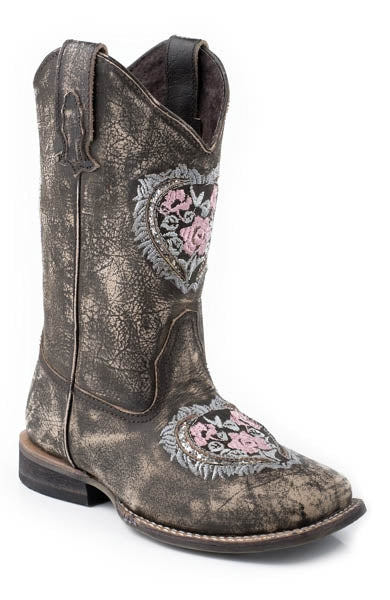 Roper Girls Destiny Square Toe Western Boot