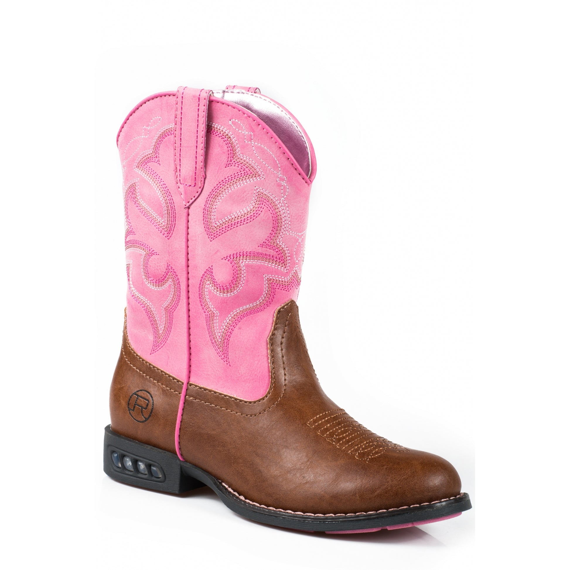 Roper Kids Lightning Light Up Western Boots