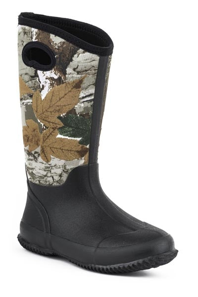 Roper Ladies Barnyard Camo Neoprene Tall Barn Boots