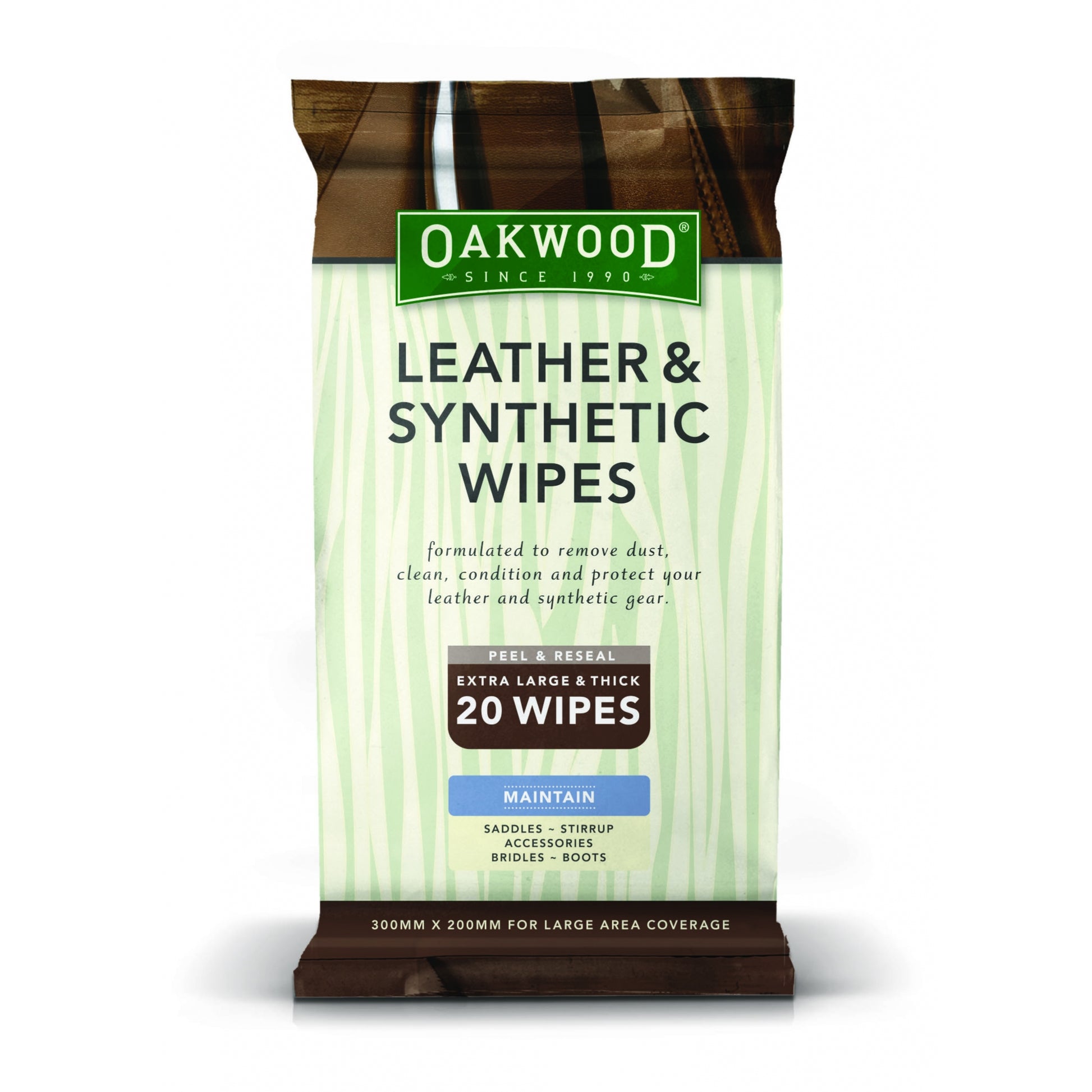 Nunn Finer Oakwood Leather & Synthetic Wipes