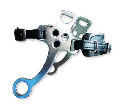 Fleece Lined Leather Nose Hackamore - Pony