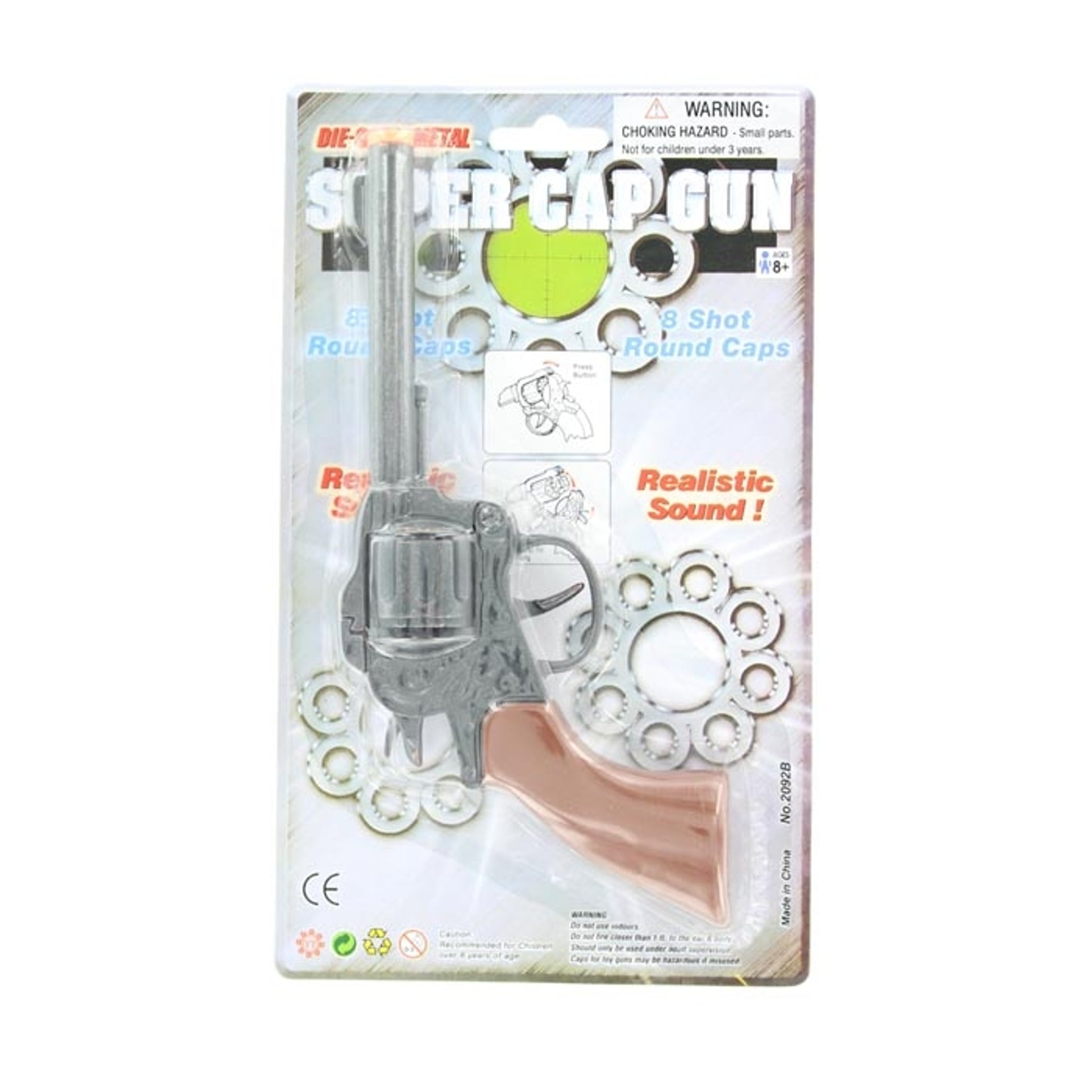 M&F Western Metal Revolver Cap Gun Pistol