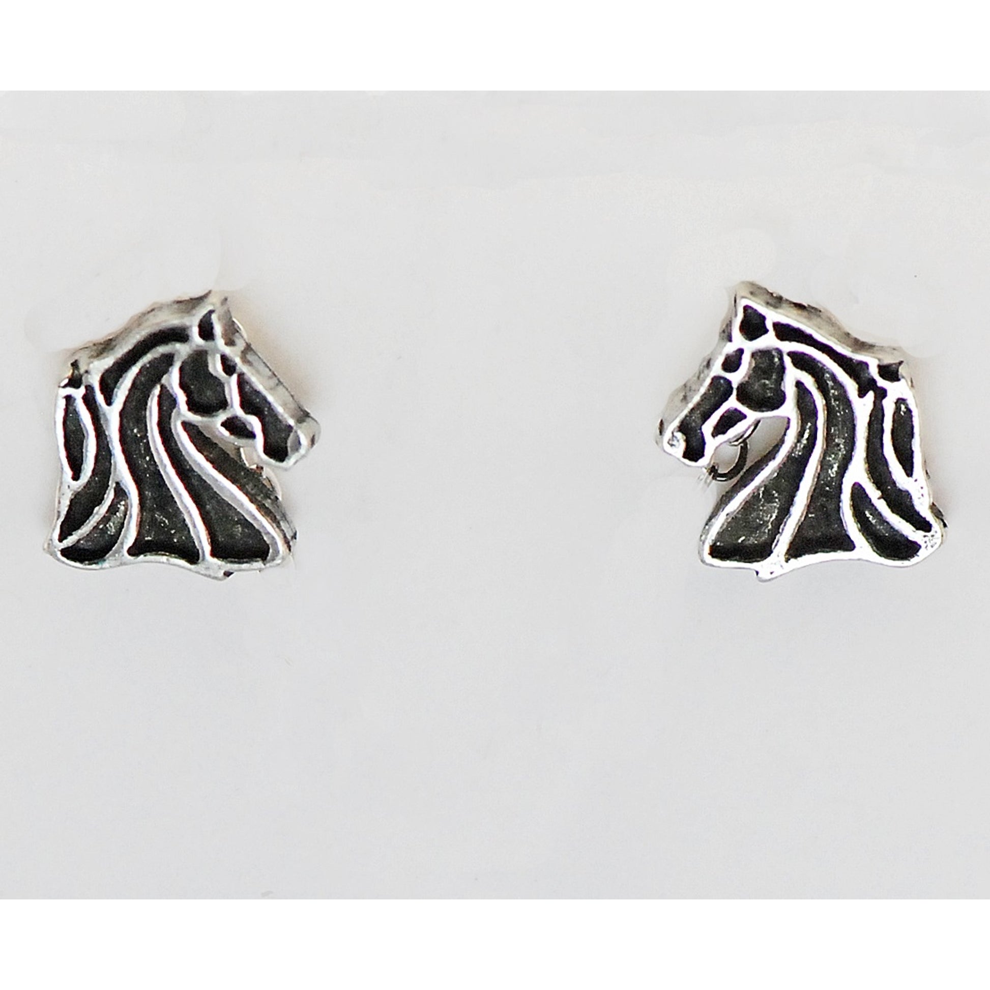 Western Edge Free Form Horsehead Earrings