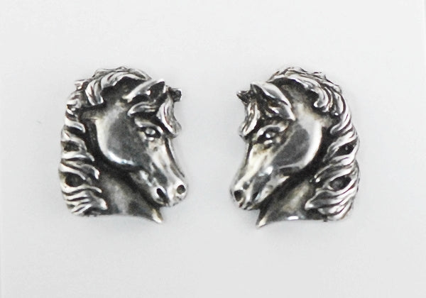 Finishing Touch Horse Head With Flowing Mane Earrings