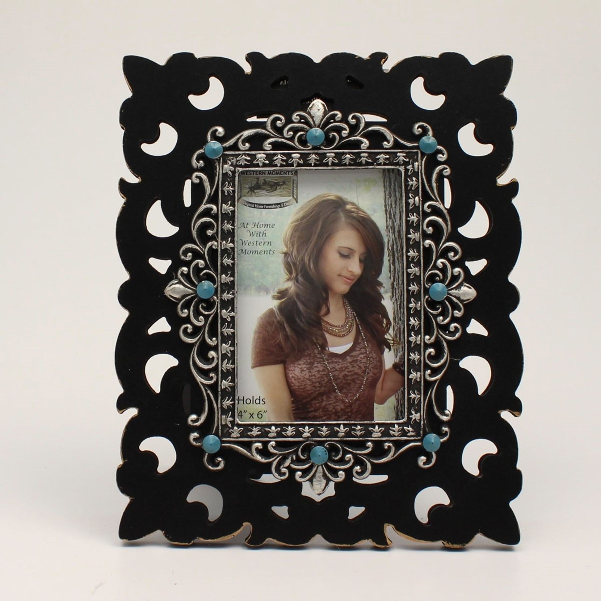 Scroll Stone Picture Frame