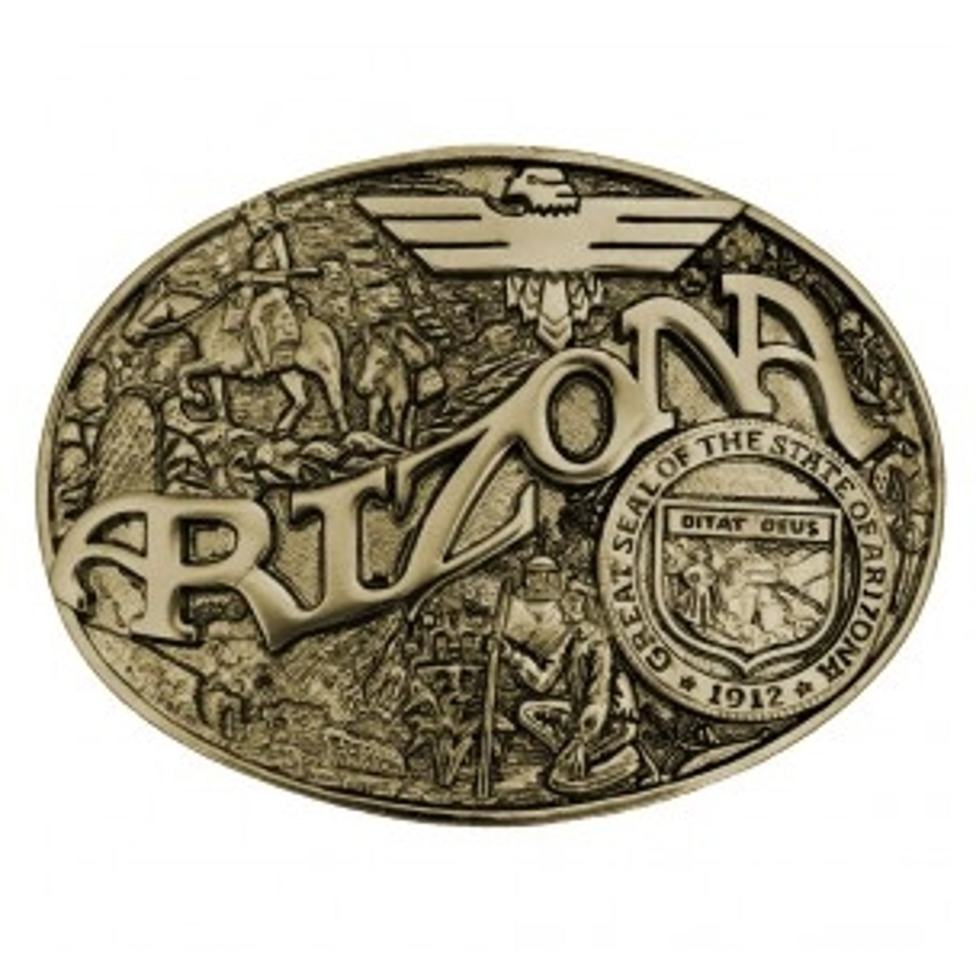 Montana Silversmiths Arizona State Heritage Attitude Buckle
