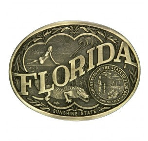 Montana Silversmiths Florida State Heritage Attitude Buckle