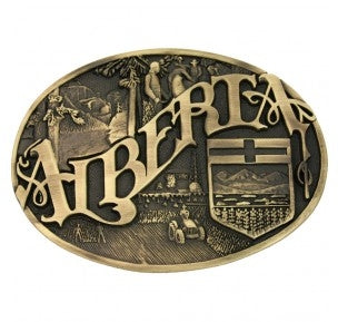 Montana Silversmiths Alberta Province Heritage Attitude Buckle