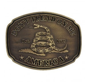 Montana Silversmiths American Gadsden Don't Tread On Me Heritage Attitude Buckle