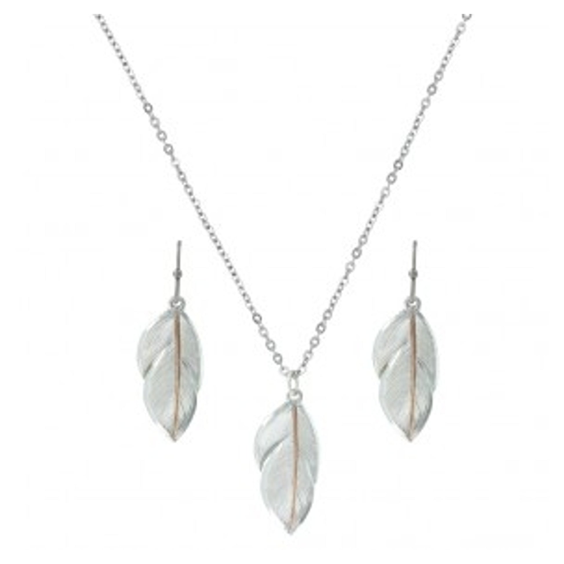 Montana Silversmiths Downy Feather Jewelry Set