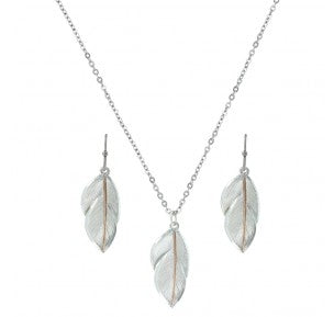 Montana Silversmiths Downy Feather Jewelry Set
