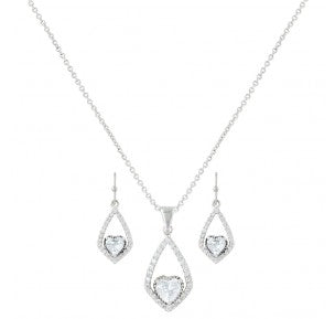 Montana Silversmiths Hearts On A Swing Jewelry Set