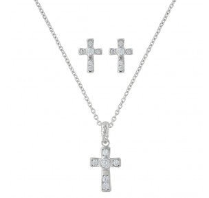Montana Silversmiths A Mark Of Faith Cross Jewelry Set