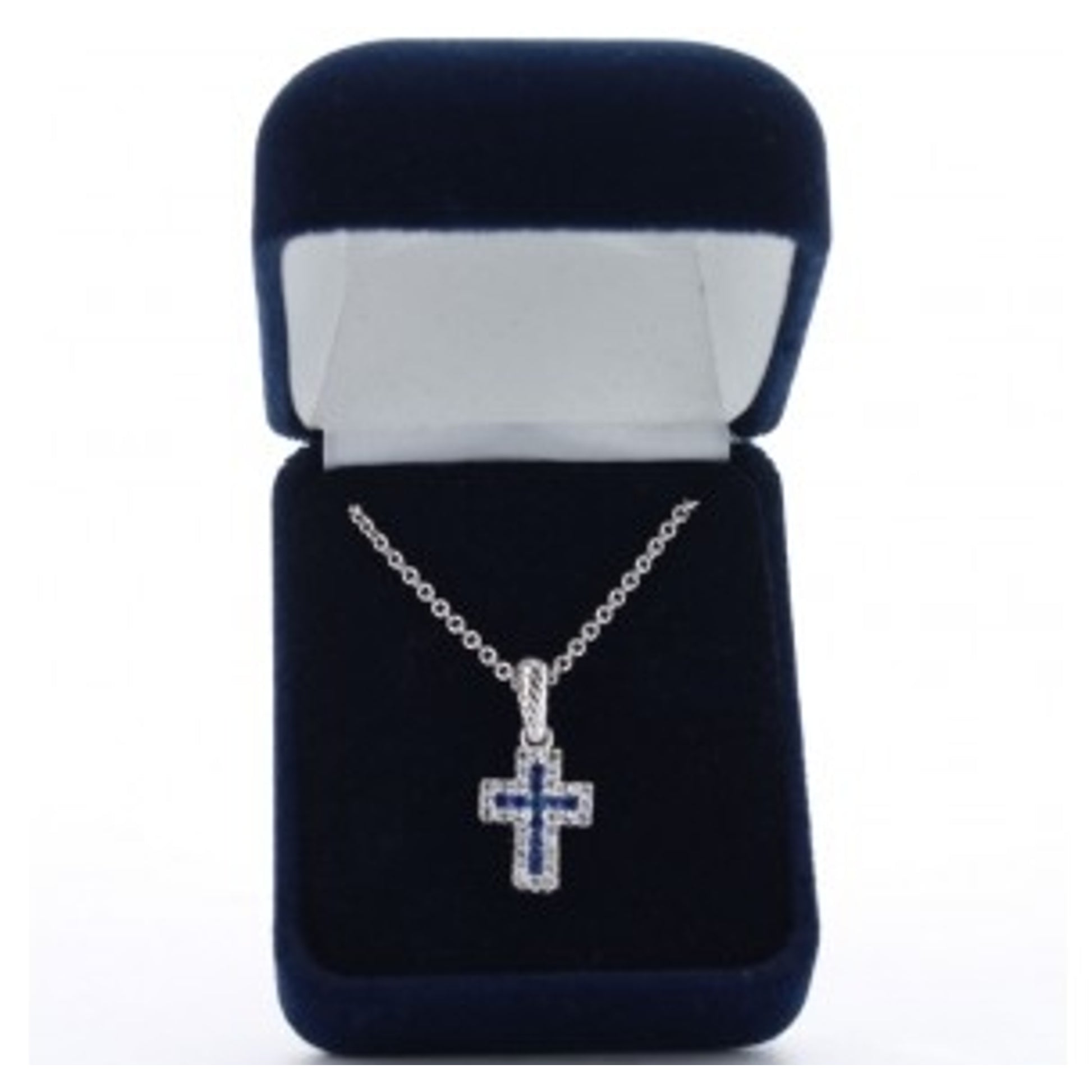 Montana Silversmiths Faith Found In The River Lights Cross Necklace