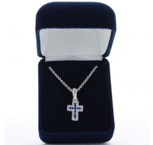 Montana Silversmiths Faith Found In The River Lights Cross Necklace