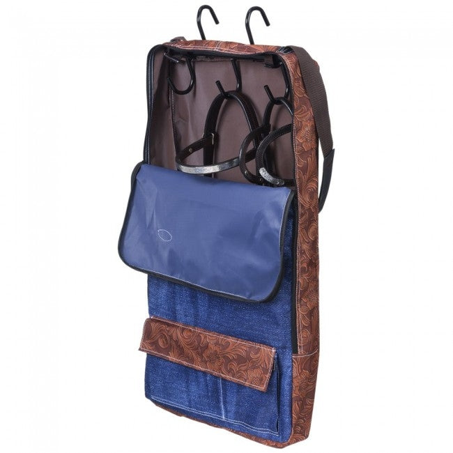 Tough-1 Patented Halter/Bridle Bag - American Legend Print