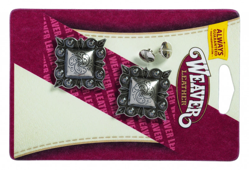 Weaver Square Berry Conchos