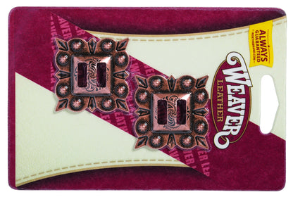 Weaver Slotted Square Berry Conchos