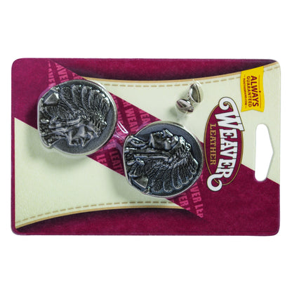 Weaver Left & Right Side - Indian Head Concho