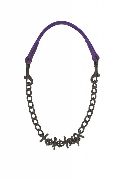 Weaver Brahma Web Oil Rubbed Prong Goat Collar
