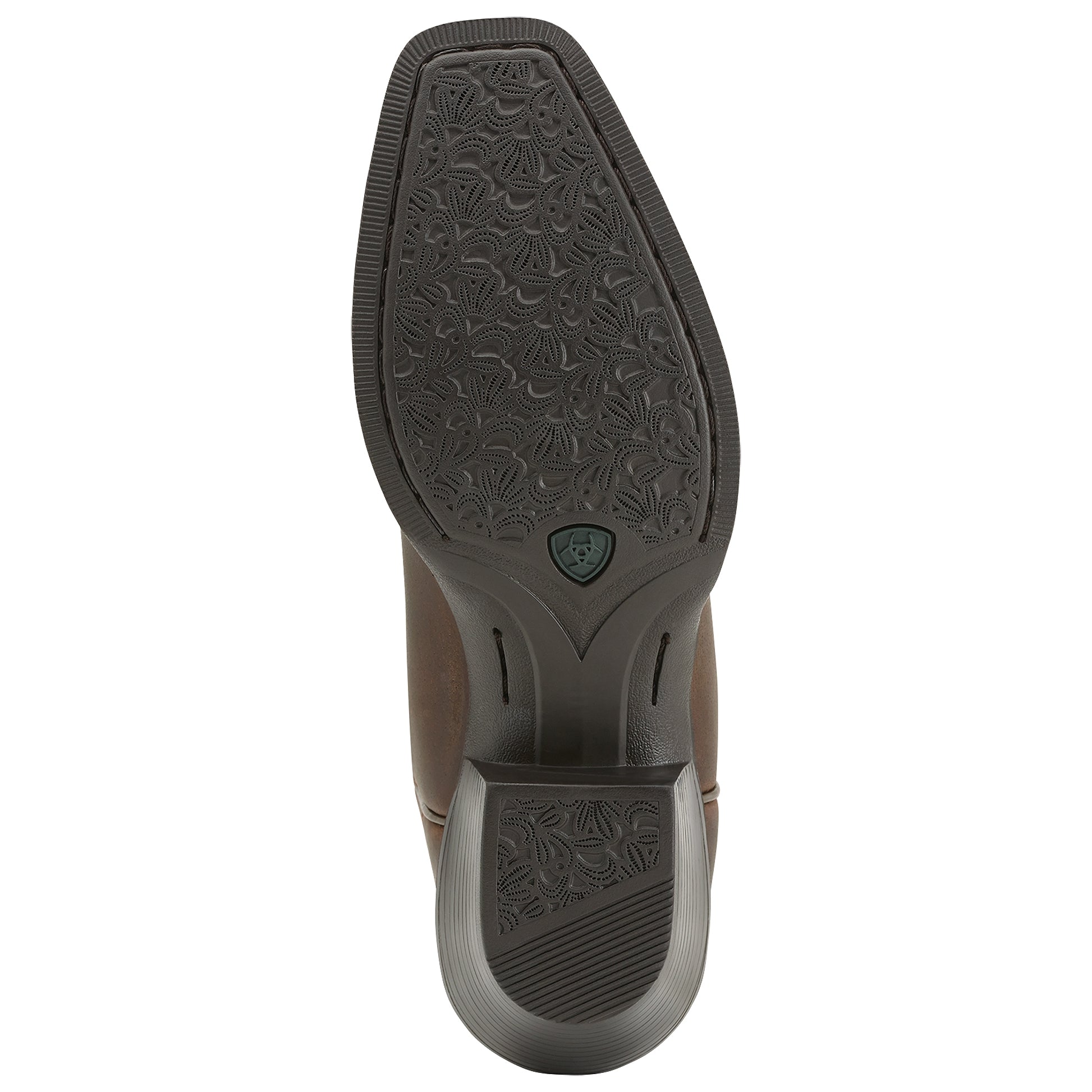 Ariat Ladies Round Up Square Toe Boots - Powder Brown