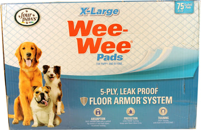 Wee Wee Pads - 75 Pack