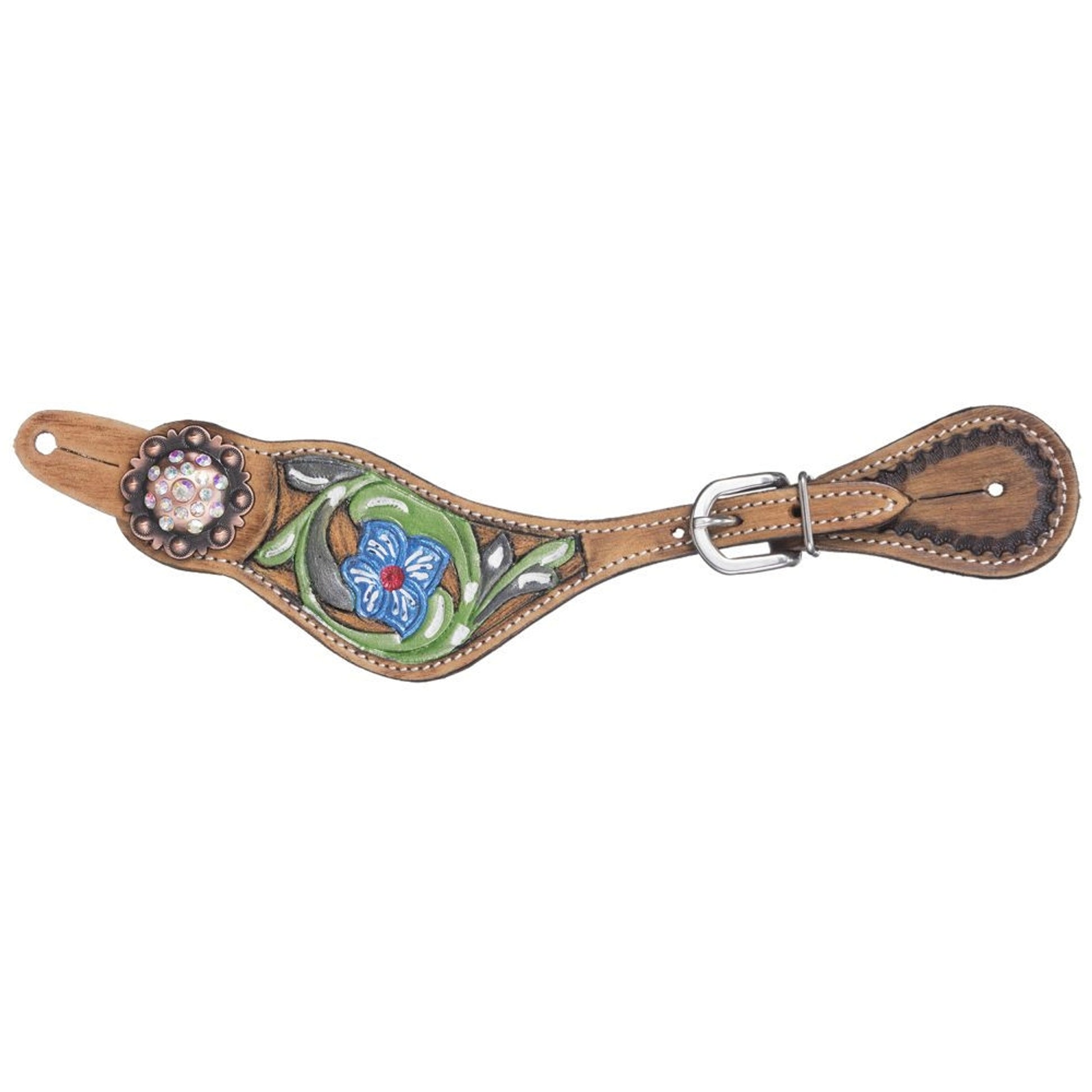 Silver Royal Salvador Collection Spur Straps
